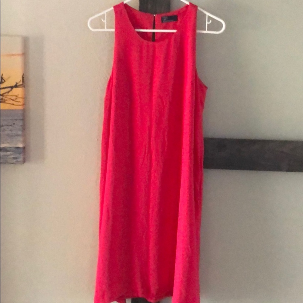 Fuschia trapeze dress